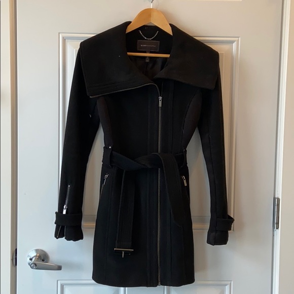 BCBGMaxAzria Jackets & Blazers - XXS BCBG Women Black Coat